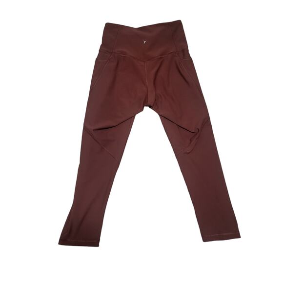 Old Navy active elevate go dry legging in reddish brown, no size tag - Picture 2 of 5